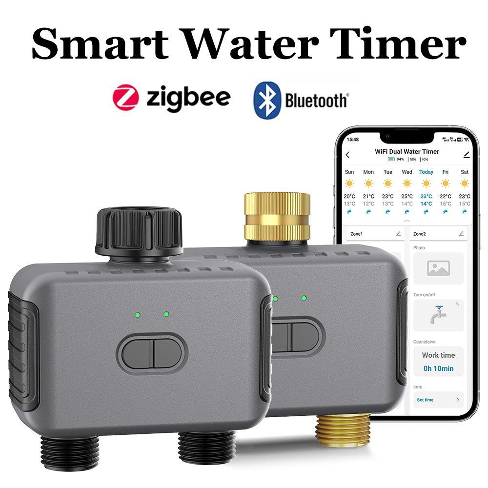Automatic Watering - Minuterie d'eau intelligente Tuya Zigbee/BT, contrôleur