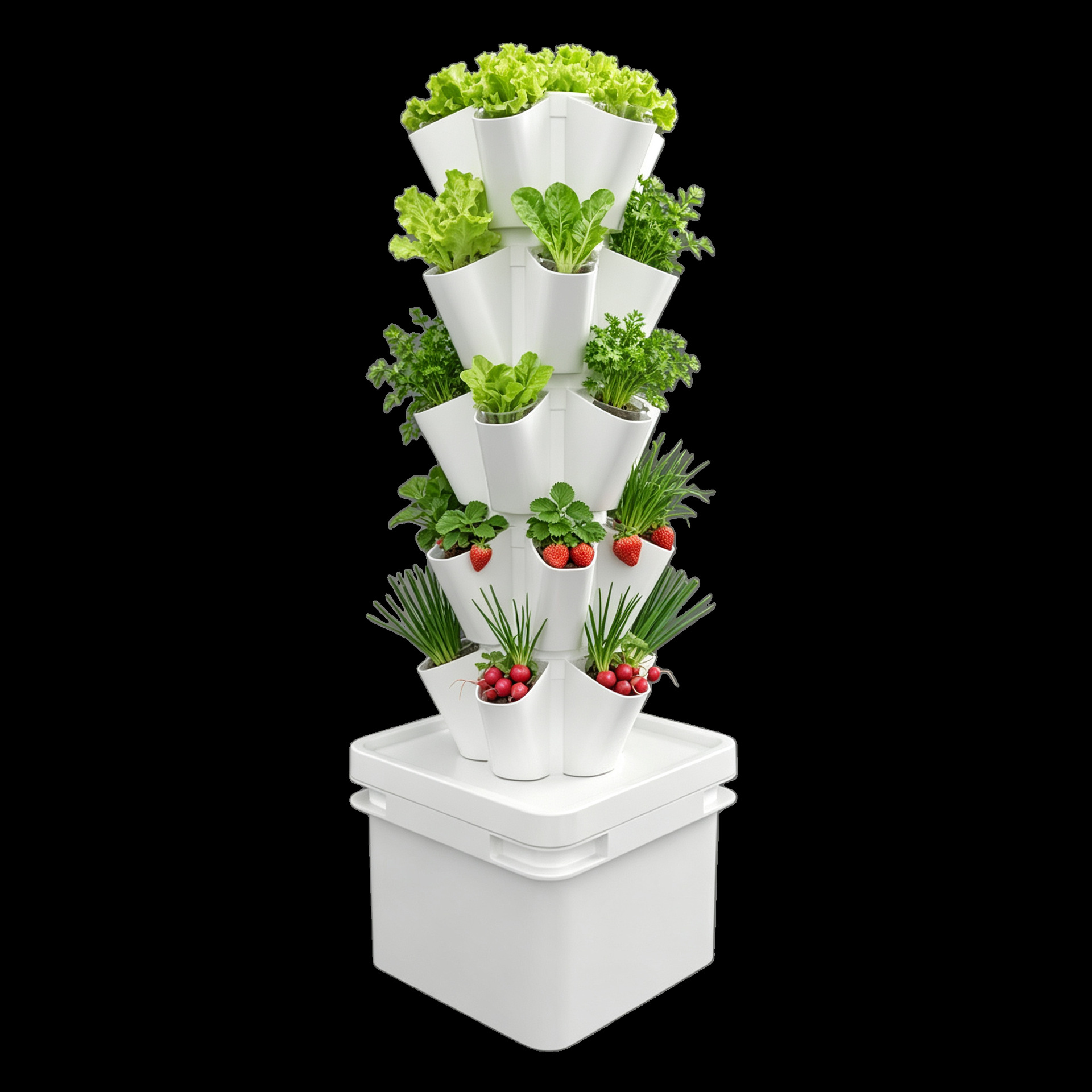 Hydroponic Tower - Tour hydroponique de bureau 8L, équipement