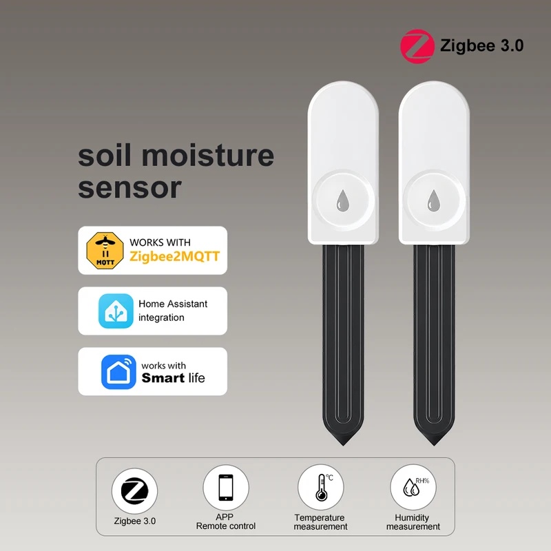 Plant Monitor - Testeur d'humidité du sol ZigBee, hygromètre,