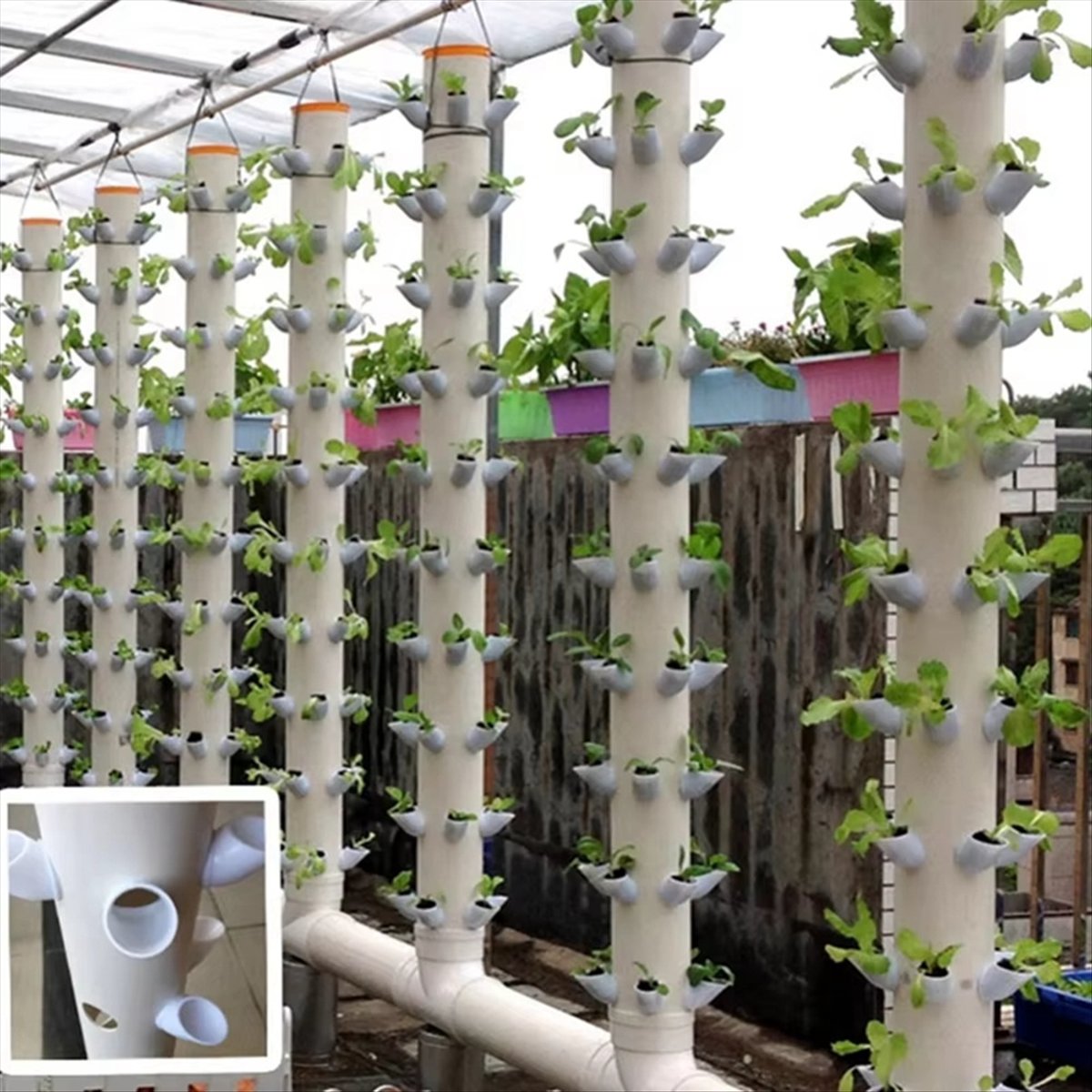 Tour verticale hydroponique DI - Hydroponic Tower avis et prix