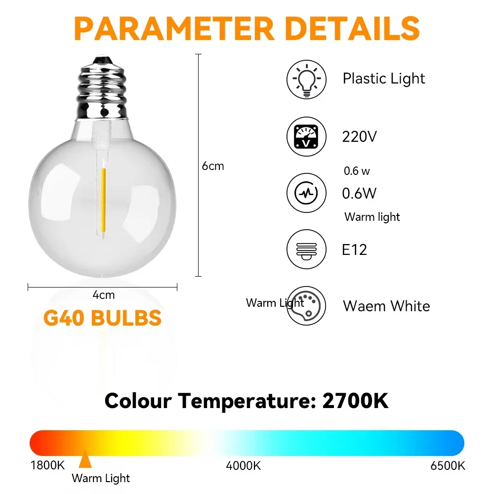 30M 15M fée chaîne lumière G40 - Smart Garden Kit avis et prix